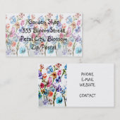 CARTES DE VISITE DES EMPREINTES DE PATTES %PIPE% (Devant / Derrière)