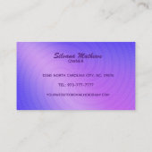 Cartes de visite des funérailles (Dos)