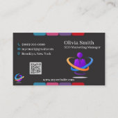 Cartes de visite des médias sociaux 11 (Devant)