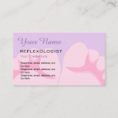 Cartes de visite des prix de Reflexologist (Devant)