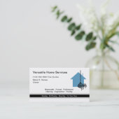 Cartes de visite des services à domicile (Debout devant)