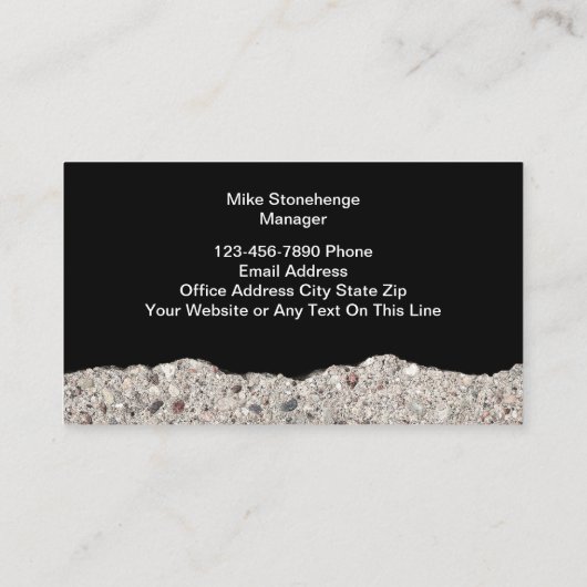 Cartes de visite des services de construction de p (Dos)