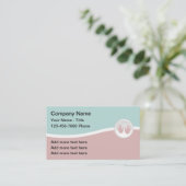 Cartes de visite des services de massage tendance (Debout devant)