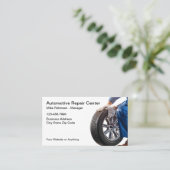 Cartes de visite des services de réparation automo (Debout devant)