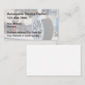 Cartes de visite des services de réparation automo (Devant / Derrière)