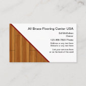 Cartes de visite des services de sol (Devant)