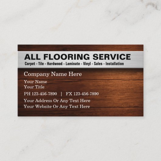 Cartes de visite des services de sol (Devant)