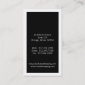 Cartes de visite des services juridiques (Dos)