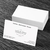 Cartes de visite des services juridiques de simple