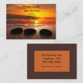 Cartes de visite des services Spas en santé (Devant / Derrière)