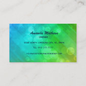 Cartes de visite des slogans de service de nettoya (Dos)