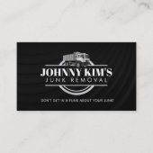 Cartes de visite des slogans de suppression de la  (Devant)