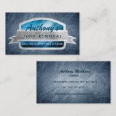 Cartes de visite des slogans de suppression de la  (Devant / Derrière)