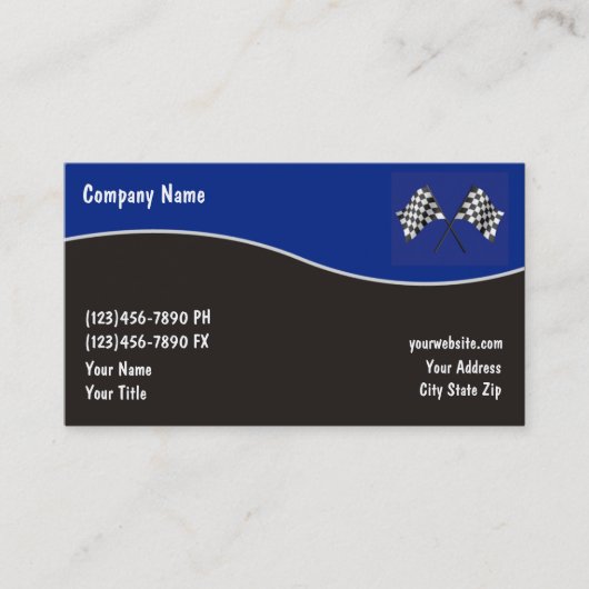 Cartes de visite des véhicules à moteur (Devant)