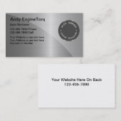 Cartes de visite des véhicules à moteur (Devant / Derrière)