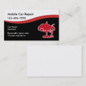 Cartes de visite des véhicules à moteur (Devant / Derrière)