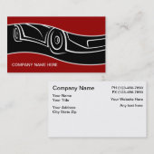 Cartes de visite des véhicules à moteur (Devant / Derrière)