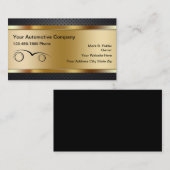 Cartes de visite des véhicules à moteur (Devant / Derrière)