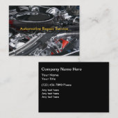 Cartes de visite des véhicules à moteur (Devant / Derrière)