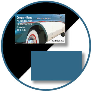 Cartes de visite des véhicules à moteur