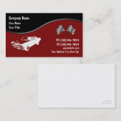 Cartes de visite des véhicules à moteur (Devant / Derrière)