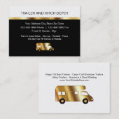 Cartes de visite des véhicules à moteur de (Devant / Derrière)