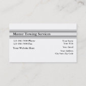 Cartes de visite des véhicules à moteur de (Dos)