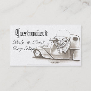 Cartes de visite des véhicules à moteur de plati