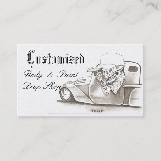 Cartes de visite des véhicules à moteur de platine (Devant)