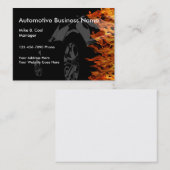 Cartes de visite des véhicules à moteur de thème (Devant / Derrière)