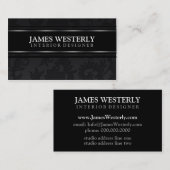 Cartes de visite Design Pour Concepteur D'Intérieu (Devant / Derrière)