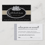 Cartes de visite d'Esthetician (Devant / Derrière)
