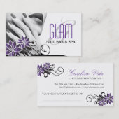 Cartes de visite d'esthétique (Devant / Derrière)