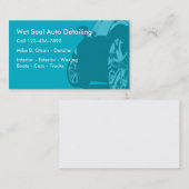 Cartes de visite détaillants automatiques (Devant / Derrière)