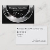 Cartes de visite détaillants de corps automatique (Devant / Derrière)