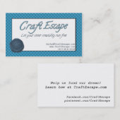 Cartes de visite d'évasion de métier (Devant / Derrière)