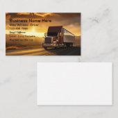 Cartes de visite d'expédition de transport de cami (Devant / Derrière)