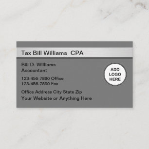 Cartes de visite d'expert-comptable CPA