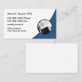 Cartes de visite d'expert-comptable CPA (Devant / Derrière)