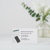 Cartes de visite d'expert-comptable simples modern (Debout devant)
