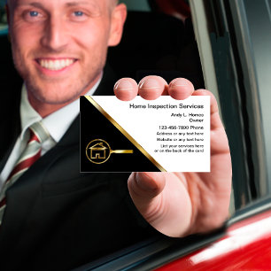 Cartes de visite d'expert immobilier élégantes