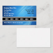 Cartes de visite d'exterminateur (Devant / Derrière)