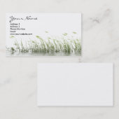 Cartes de visite d'herbe de marais (Devant / Derrière)