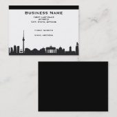 Cartes de visite d'horizon de Berlin (Devant / Derrière)