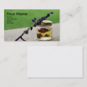Cartes de visite d'huile essentielle (Devant / Derrière)