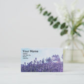 Cartes de visite d'huile essentielle avec la (Debout devant)