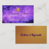 Cartes de visite d'huiles essentielles (Devant / Derrière)