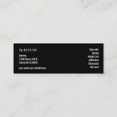 Cartes de visite d'hypnose (Dos)