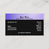 Cartes de visite d'hypnose (Dos)