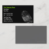 Cartes de visite d'identité (Devant / Derrière)